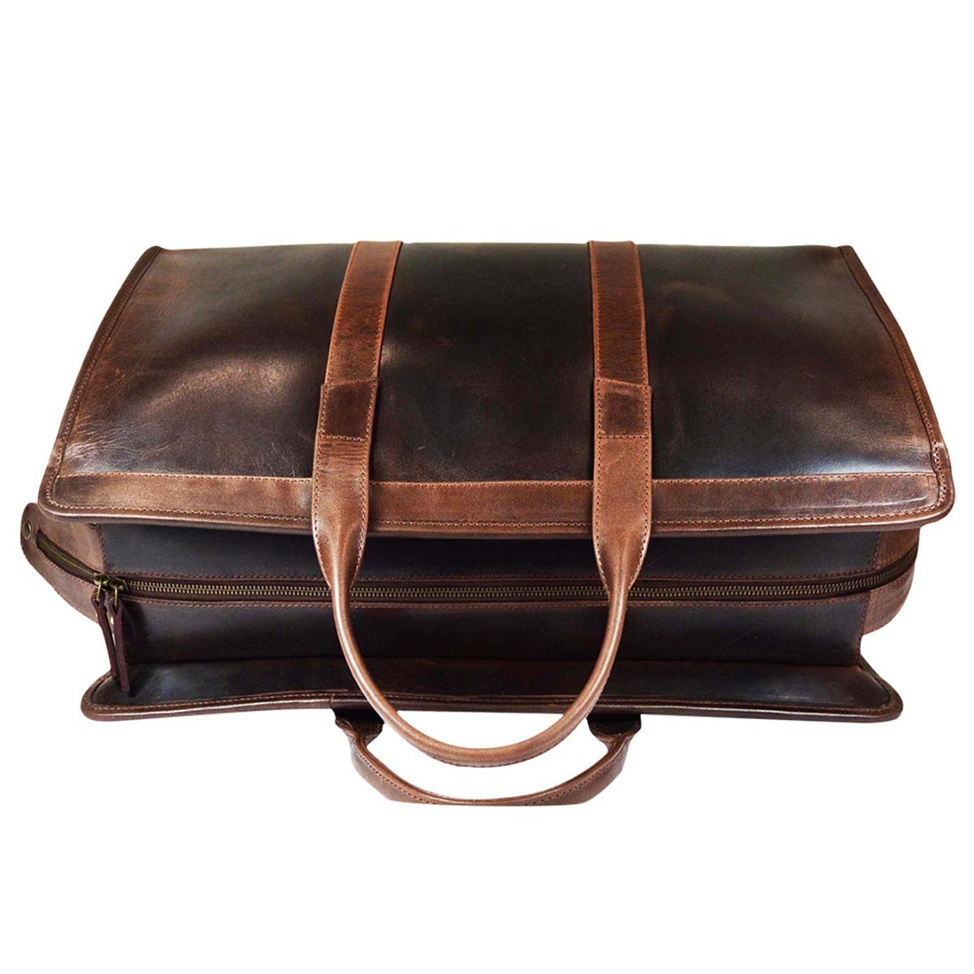 Bravo Bros AtlasCraft Leather Travel Bag – Stylish & Durable Travel Companion