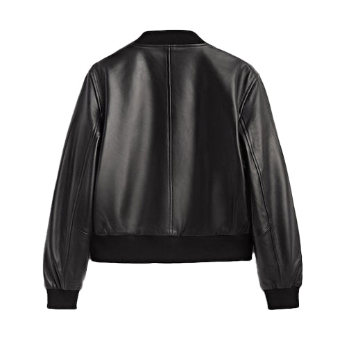 Women’s RAF Aviator Shearling Bomber Jacket – Genuine Leather