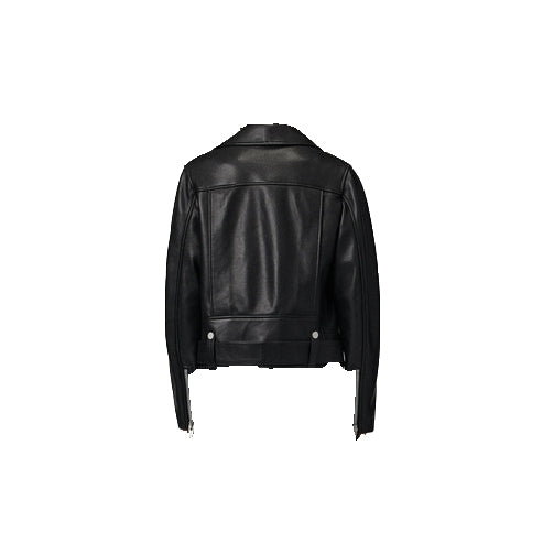 Bravo Bros Women’s Black Sheepskin Leather Biker Jacket