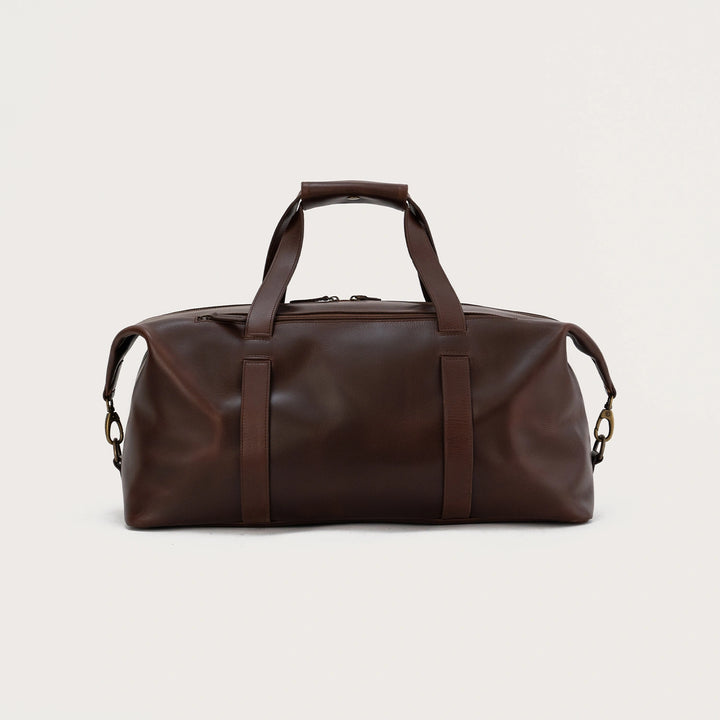 Dale Vintage Brown Leather Travel Duffle Bag