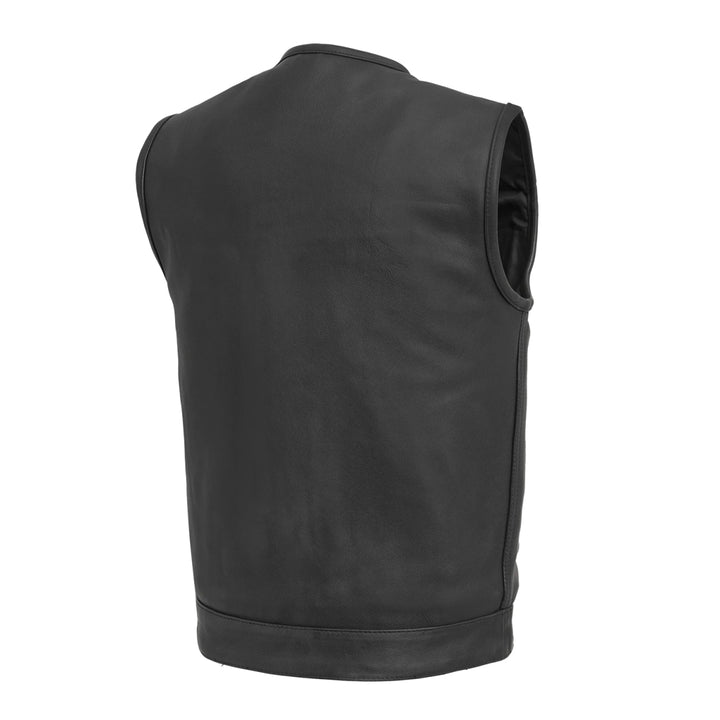 Highside Men’s Leather Motorcycle Vest