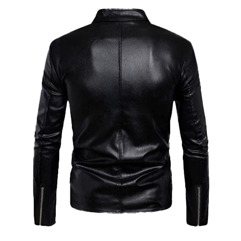 Men’s Classic Leather Fashion Jacket – Timeless & Modern