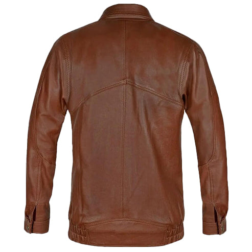 Aviator Bomber Premium Leather Jacket
