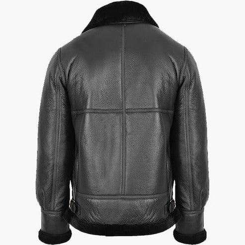 Aviator Shearling Men’s Sheepskin B3 Bomber Jacket