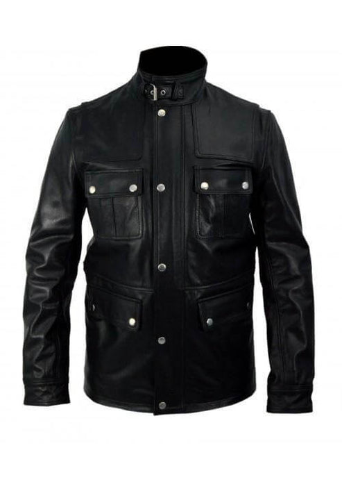 Jack Bauer 24: Live Another Day Black Leather Jacket