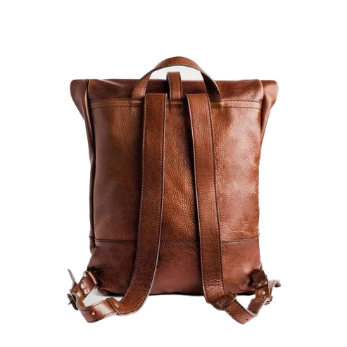 Bravo Bros Men’s Brown Leather Backpack – Durable, Stylish & Premium