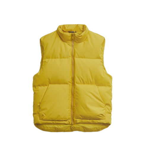 Women’s Bright Yellow Sleeveless Puffer Vest