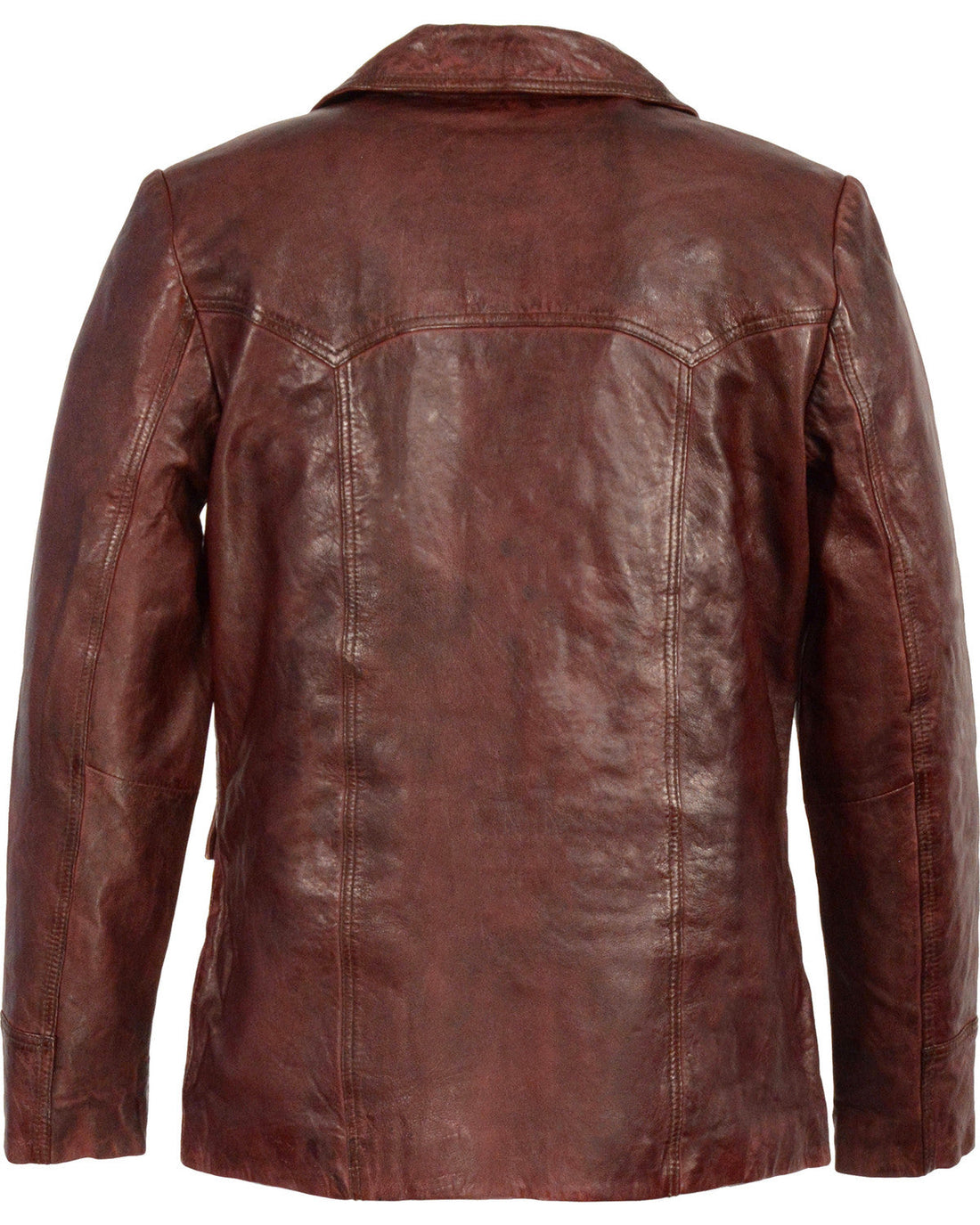 Men’s Classic Leather Car Coat Jacket – Timeless Style