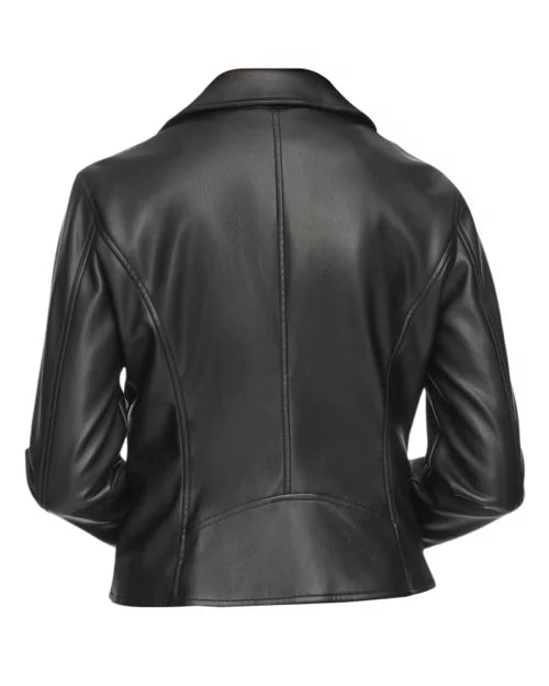 Women’s Real Leather Biker Jacket