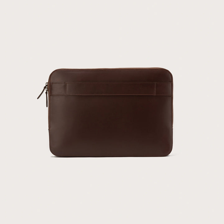 Baxter Vintage Brown Leather Laptop Sleeve