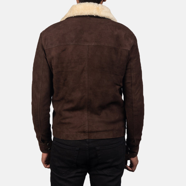 Bravo Bros. Coffner Brown Shearling Fur Jacket – Premium Winter Luxury Style