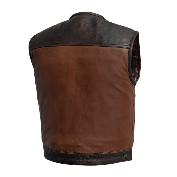 Lowside Rider Men’s Motorcycle Leather Vest