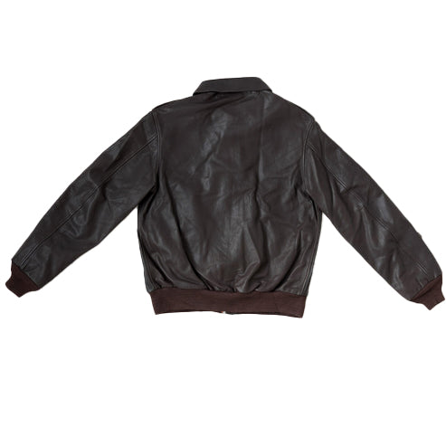 Men’s Horseskin Brown A2 Flying Leather Bomber Jacket