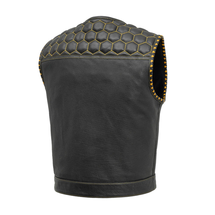 Lowside Hornet Men’s Perforated Leather Club Vest