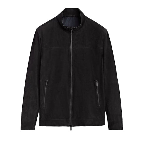 Men’s Black Suede Biker Jacket – Stylish, Versatile & Modern