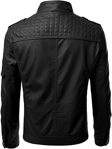 Men’s Rustic Brown Leather Motorcycle Jacket – Bravo Bros