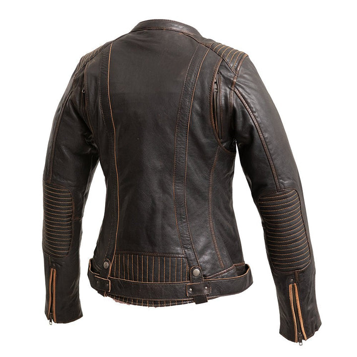 Bravo Bros Electra Women’s Motorcycle Leather Jacket