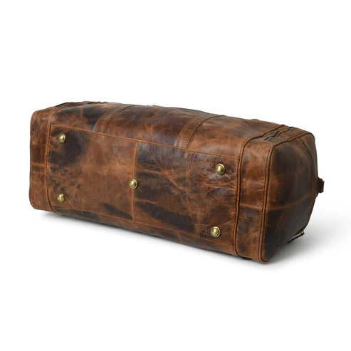 Bravo Bros Voyager Diablos Leather Weekender Bag – Bold & Adventurous Travel Gear