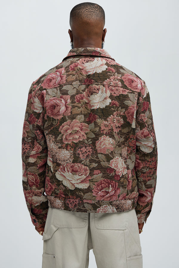 Vintage Tapestry Trucker Jacket