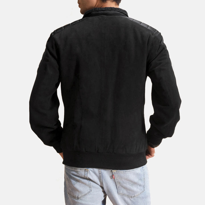 Bravo Bros. Ethan Hybrid Suede Bomber Jacket – Modern Luxury Outerwear
