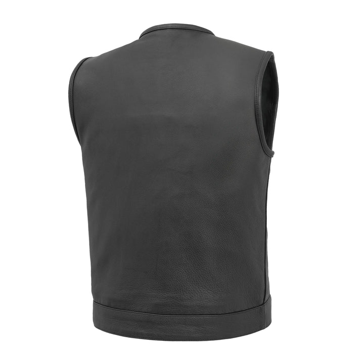 No Rival Men’s Motorcycle Leather Vest