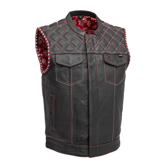 Sinister Men’s Motorcycle Leather Vest
