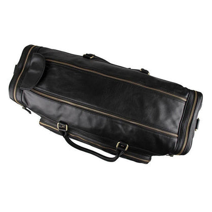 Bravo Bros Heritage Craft Leather Overnighter Bag – Timeless & Elegant Travel Gear