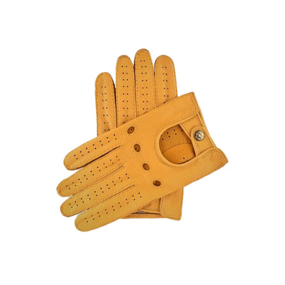 Bravo Bros Men’s Genuine Sheepskin Leather Driving Gloves – Classic & Comfortable