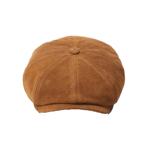 Bravo Bros Men’s Handmade Genuine Leather Cap – Premium & Stylish