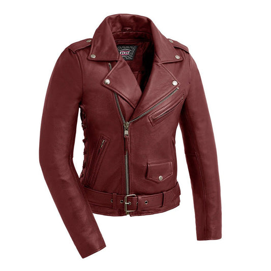 Bravo Bros Popstar Women’s Motorcycle Leather Jacket