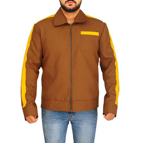 Bravo Bros Men’s Stylish Brown Cotton Jacket
