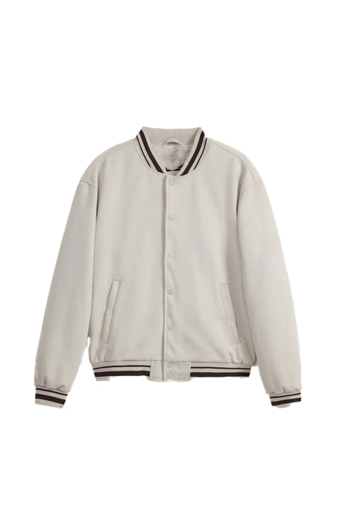 Men’s Lightweight Varsity Jacket – Casual Everyday Letterman Coat