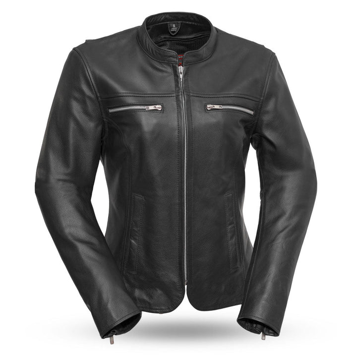 Bravo Bros Roxy Women’s Leather Motorcycle Jacket