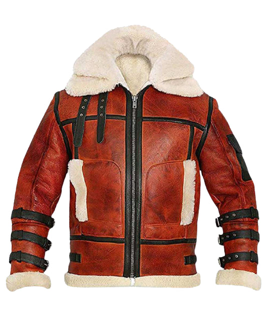 Women’s B6 Aviator Waxed Sheepskin Leather Jacket – Bravo Bros