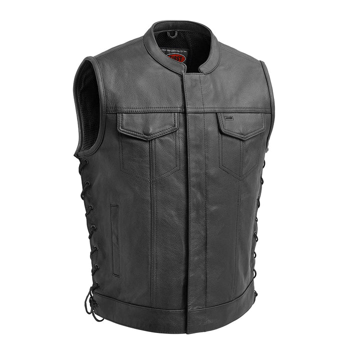 Sniper Men’s Motorcycle Leather Vest