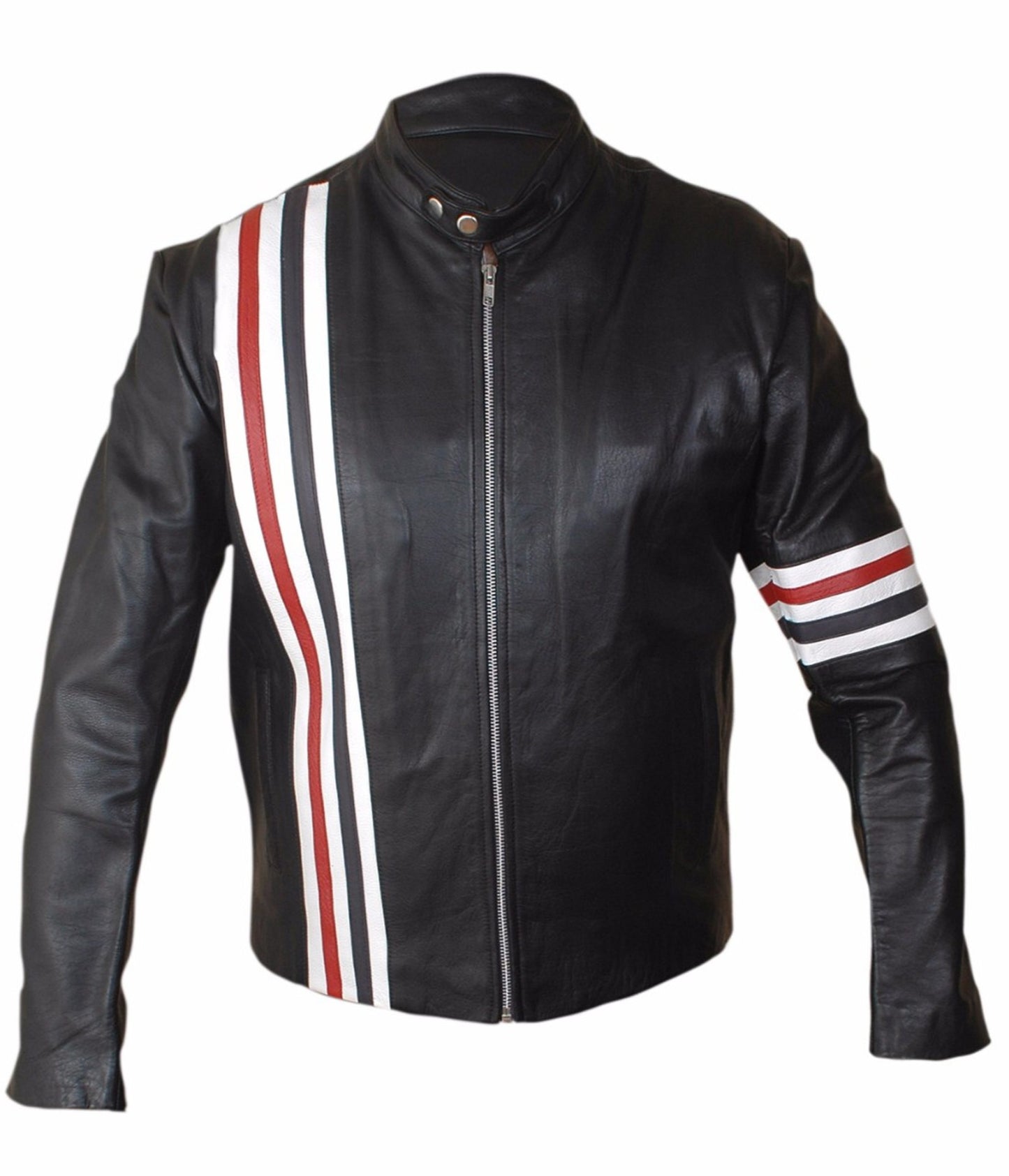 Captain America Easy Rider Motorcycle Leather Jacket – Iconic Biker Style by Bravo Bros