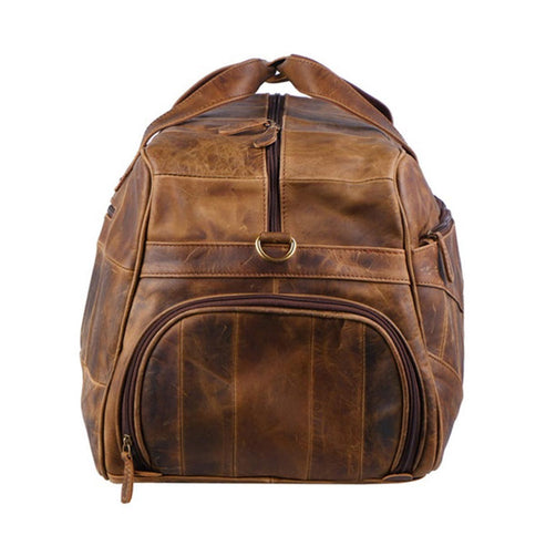 Bravo Bros Nomad Craft Joey Leather Duffel Bag – Durable & Stylish Travel Gear