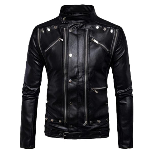 Men’s Classic Leather Fashion Jacket – Timeless & Modern