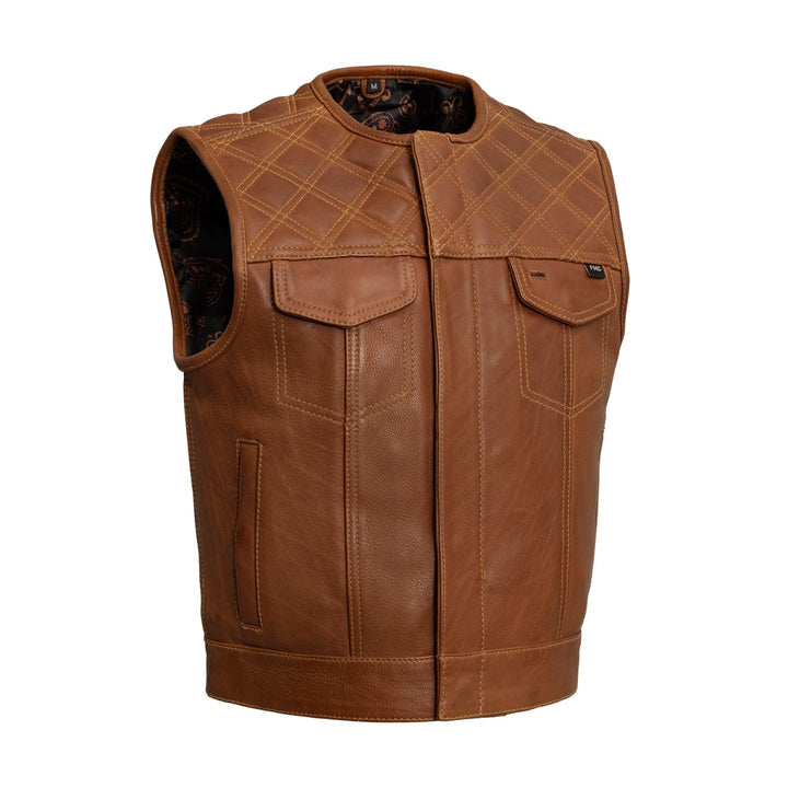Timber Men’s Limited Edition Leather Motorcycle Vest