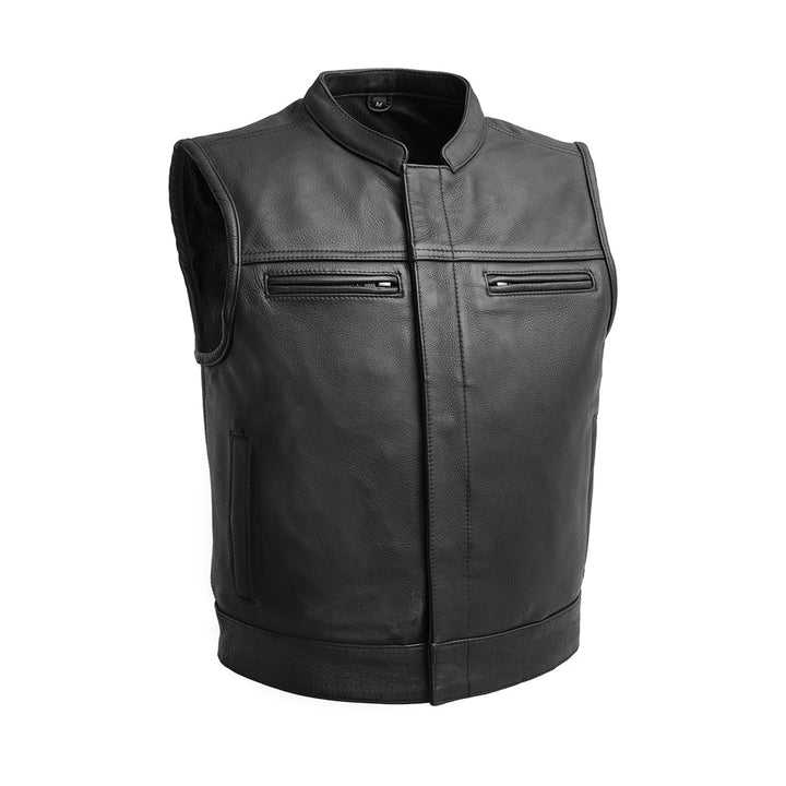 Lowrider Men’s Classic Leather Motorcycle Vest