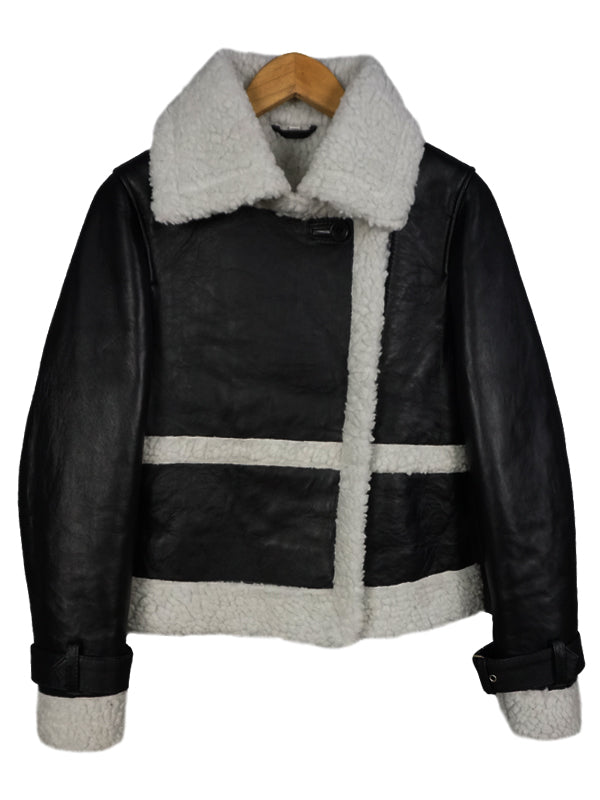 Women’s Arlo Shearling Leather Jacket – Bravo Bros Premium Winter Wear