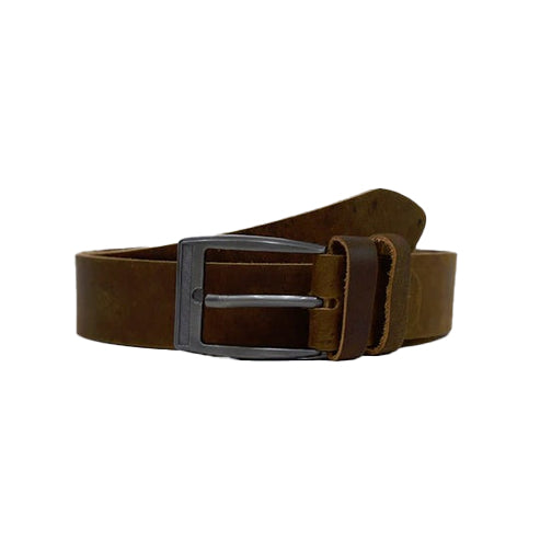 Bravo Bros Men’s Brown Handmade Genuine Leather Belt – Classic & Durable