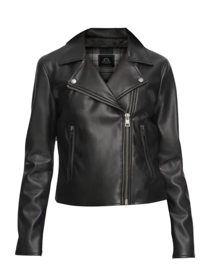 Women’s Real Leather Biker Jacket