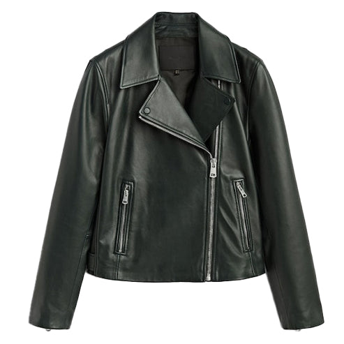 Women’s Black Leather Jacket – Sleek & Timeless by Bravo Bros