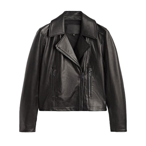 Women’s Motorcycle Leather Jacket – Sleek & Bold by Bravo Bros