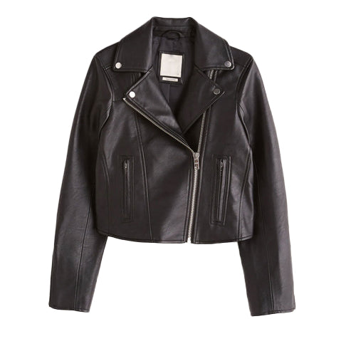 Women’s Biker Leather Jacket – Classic & Stylish by Bravo Bros