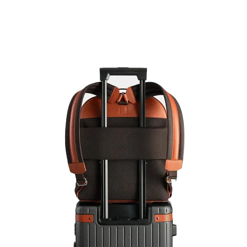 Bravo Bros Men’s Brown Italian Leather Travel Backpack – Premium & Stylish