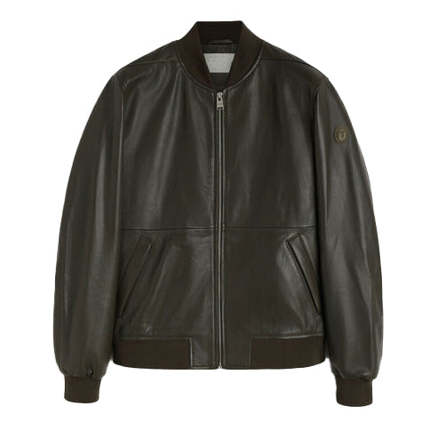 Men’s Classic Bomber Leather Jacket