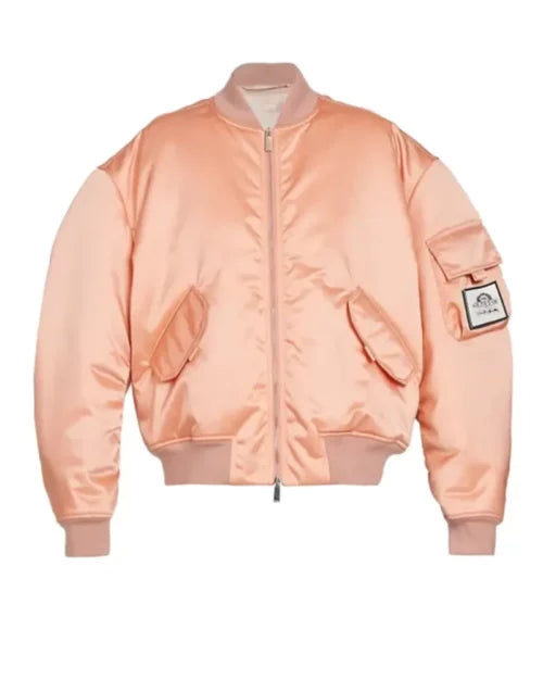 Women’s Oversize Leather Bomber Jacket – Trendy & Comfortable