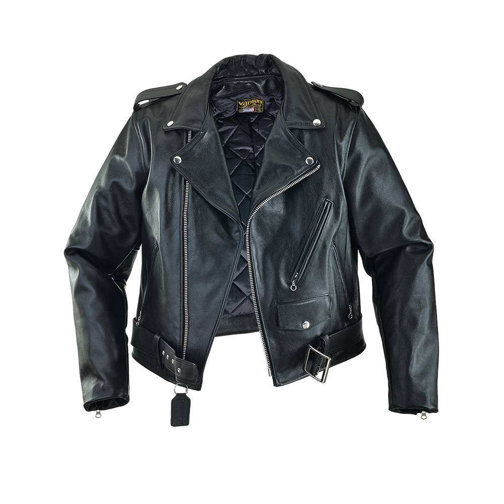 Women’s Black Café Racer Leather Biker Jacket with Cross Zipper – Bravo Bros